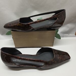 Franco Sarto Denzel Cutout Womens Flats Size 9 Brown